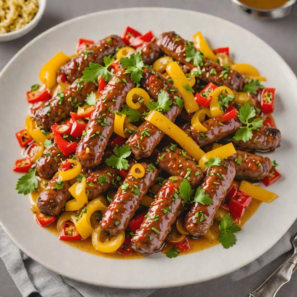 Stovetop Italian Sausage and Peppers with Garlic Butter Sauce