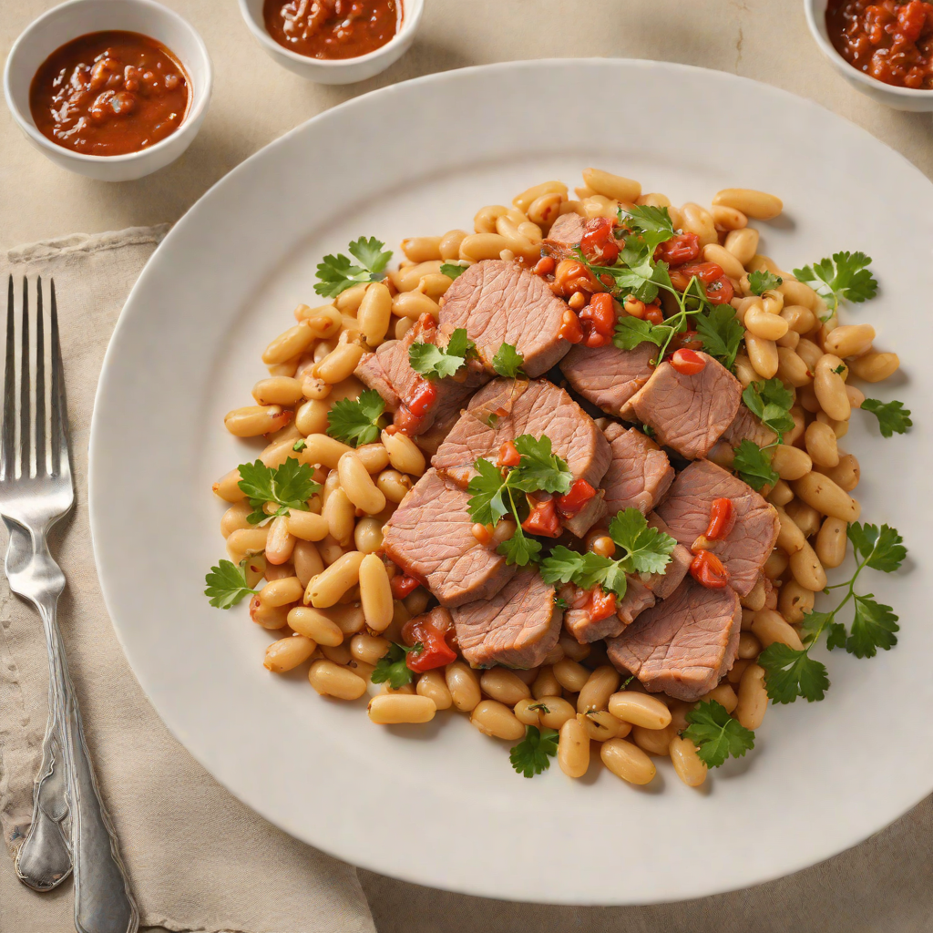 Slow-Cooked Spanish Pork with Paprika and White Beans