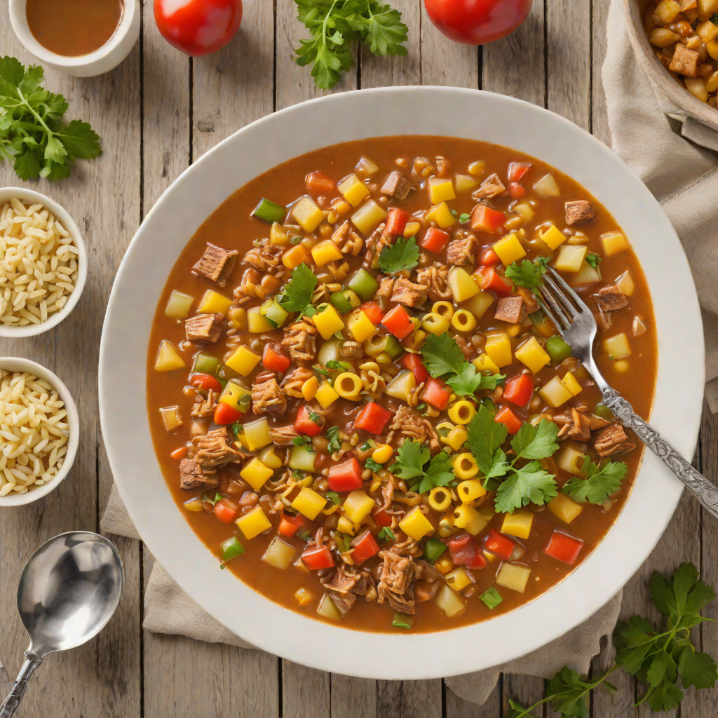 Slow Cooker Brunswick Stew with Regional Vegetables