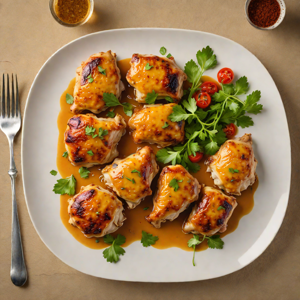 Pan-Seared Chicken Thighs with Saffron and Spanish Smoked Paprika