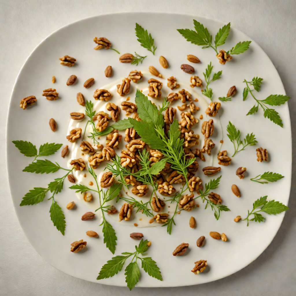 Savory Georgian Mountain Herb and Walnut Pkhali