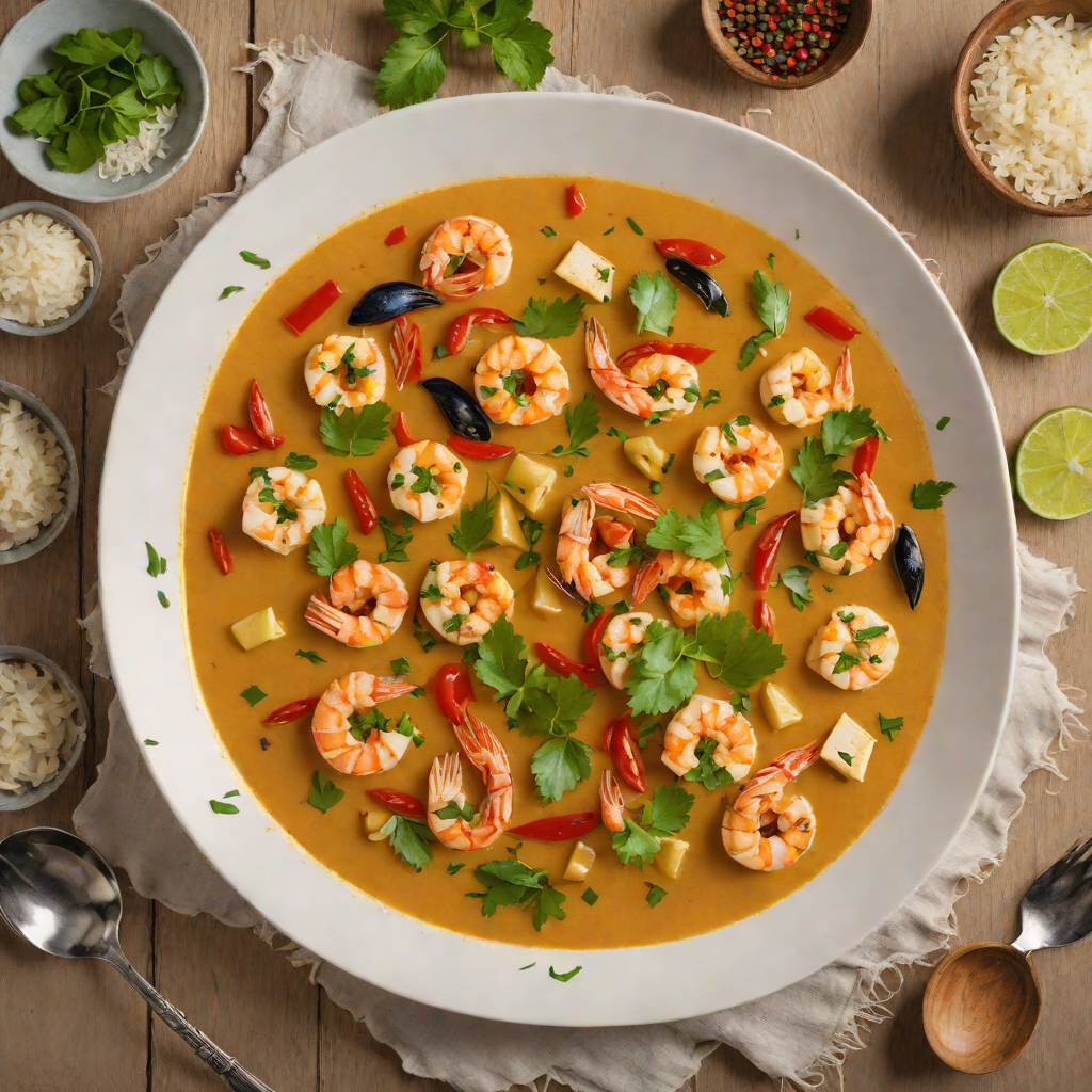 Moqueca-Style Brazilian Seafood Stew with Coconut and Dendê Oil