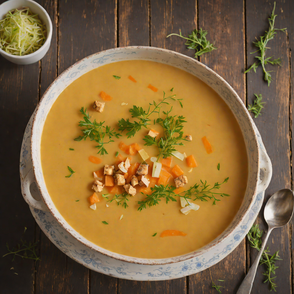 Ginger-Infused Carrot and Fennel Soup