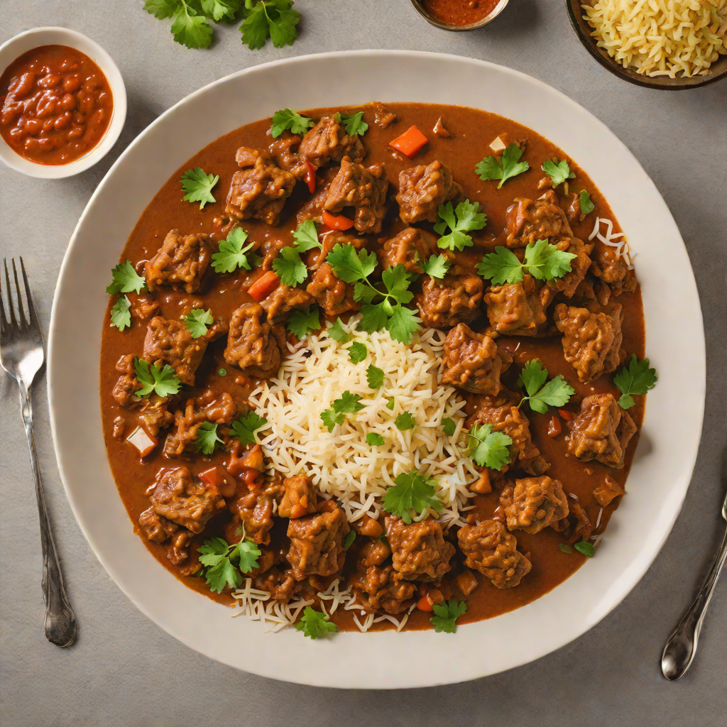 Slow-Simmered Kashmiri Lamb Rogan Josh with Aromatic Spices