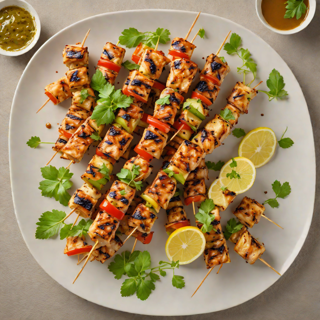 Grilled Herb-Marinated Chicken Skewers