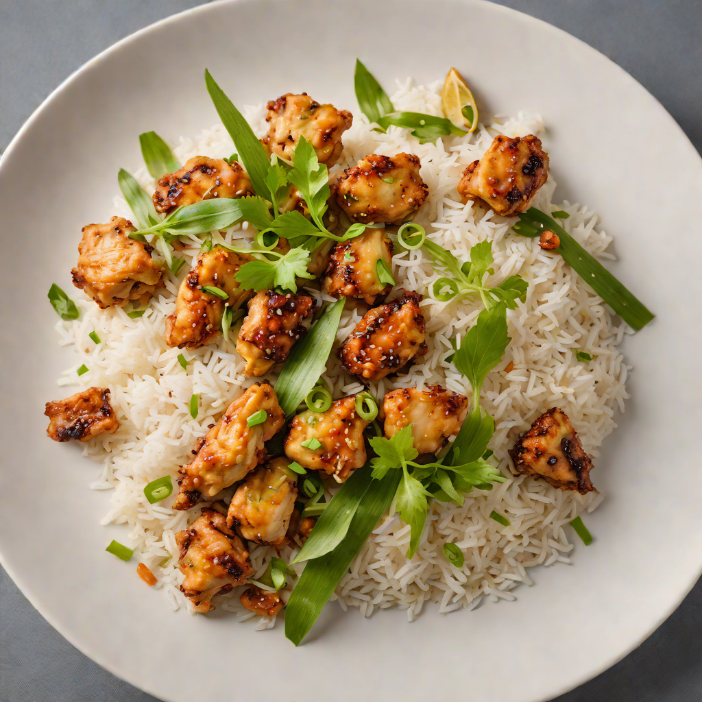 Sautéed Lemongrass Chicken with Jasmine Rice
