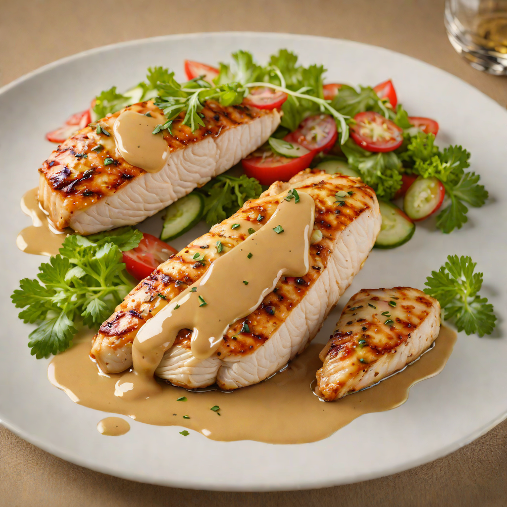 Pan-Seared Chicken Breast with Honey-Dijon Glaze