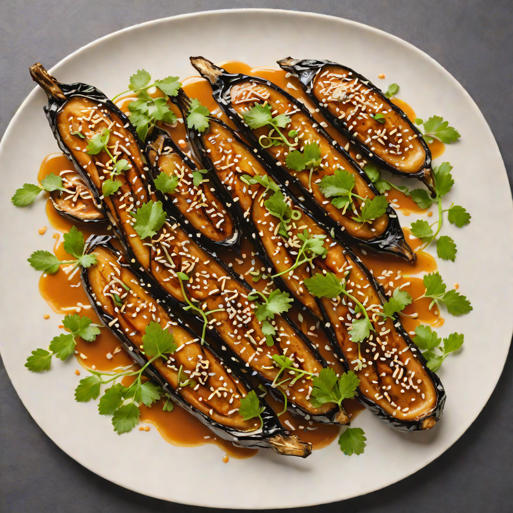 Pan-Fried Japanese Miso-Glazed Eggplant