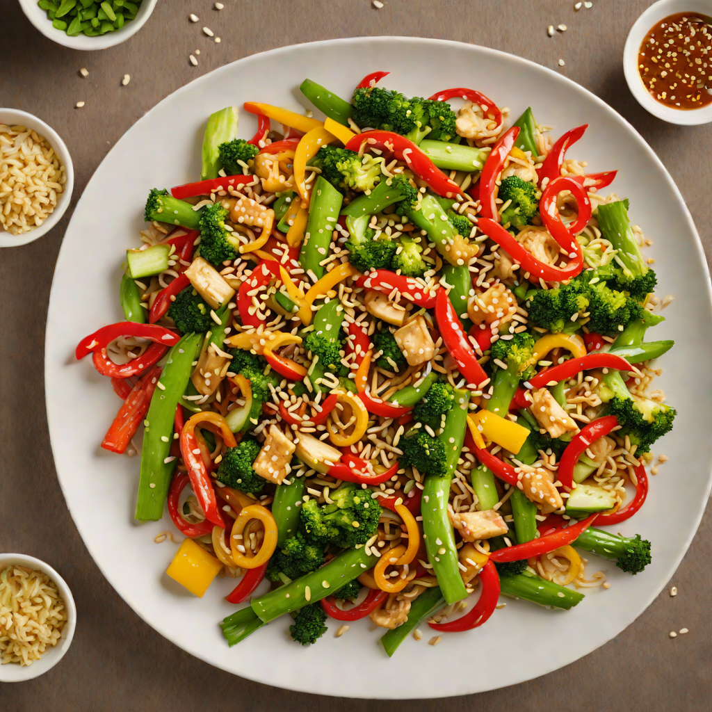 Veggie Stir Fry with Sesame and Ginger