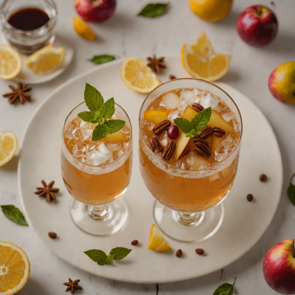 Spiced Rum Orchard Flip