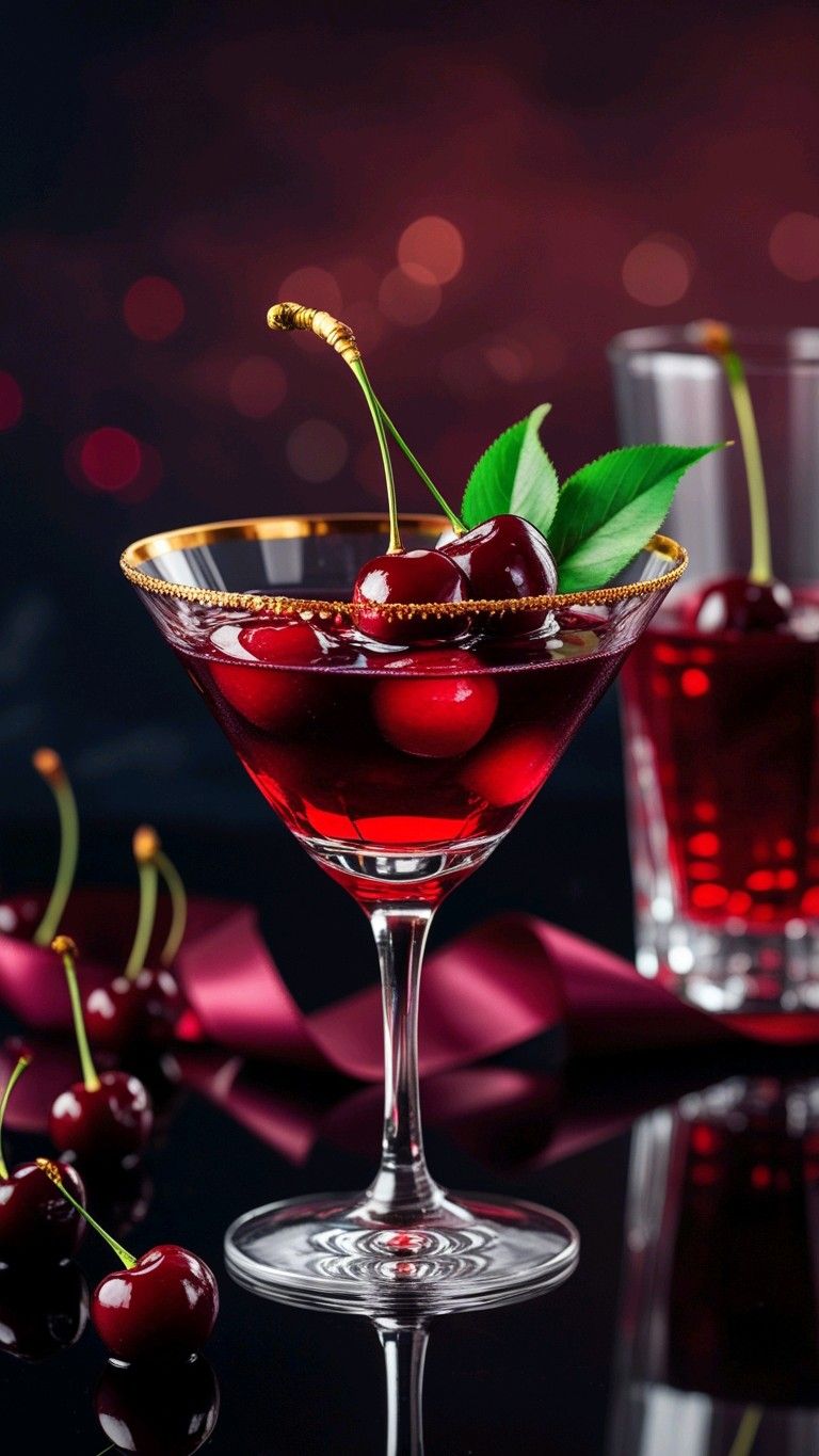 Wicked Sweet Cherry Manhattan