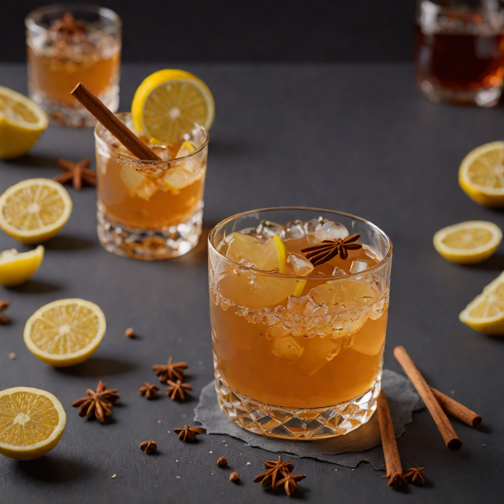 Honey-Lemon Ginger Tea with Cinnamon and Clove