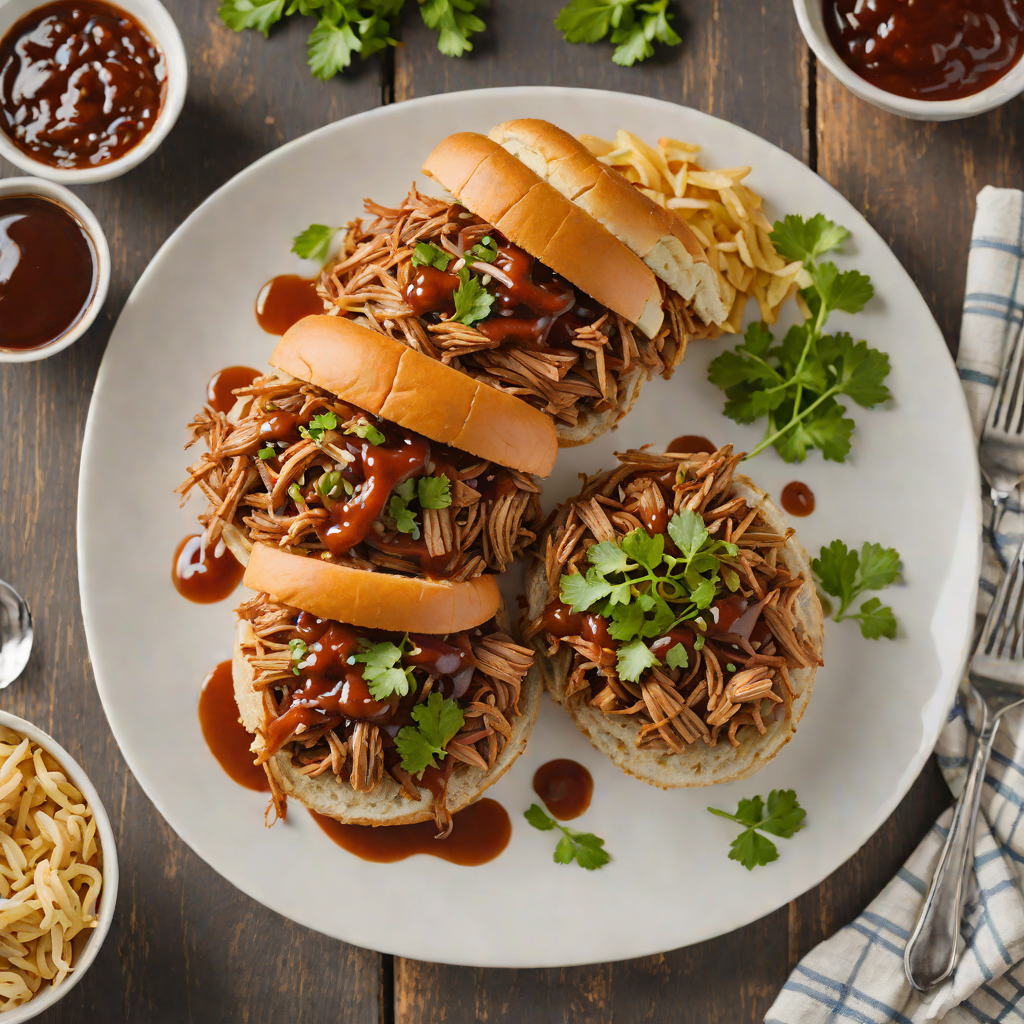 Slow Cooker Georgia-Style Pulled Pork with Spiced BBQ Sauce