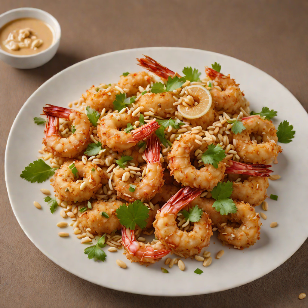 Coconut Shrimp Vatapá with Spiced Bread and Peanuts