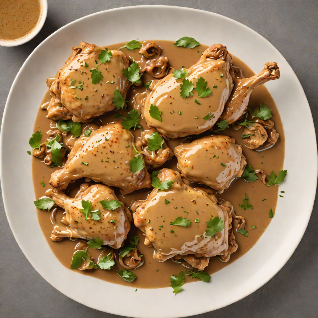 Buttermilk-Braised Chicken with Smoked Jalapeño Gravy