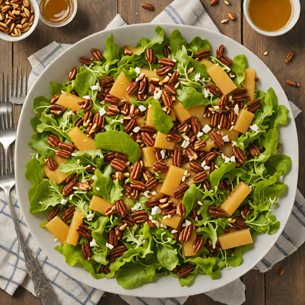Rustic Texas Pecan and Pecanwood Honey Salad
