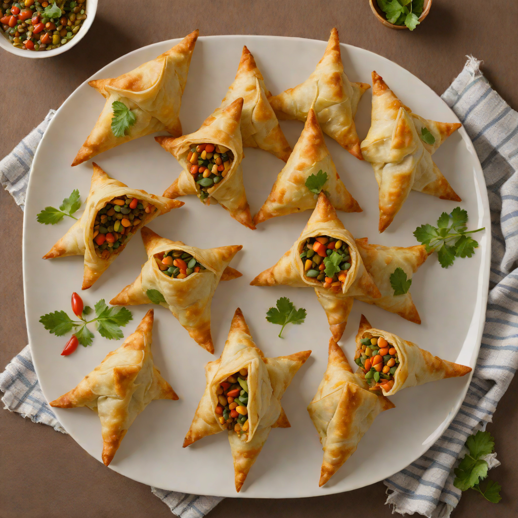 Ethiopian-Inspired Lentil and Vegetable Sambusas
