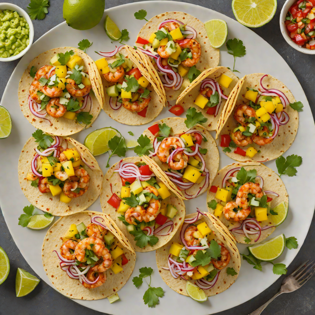 Grilled Cajun-Spiced Shrimp Tacos with Pineapple Salsa