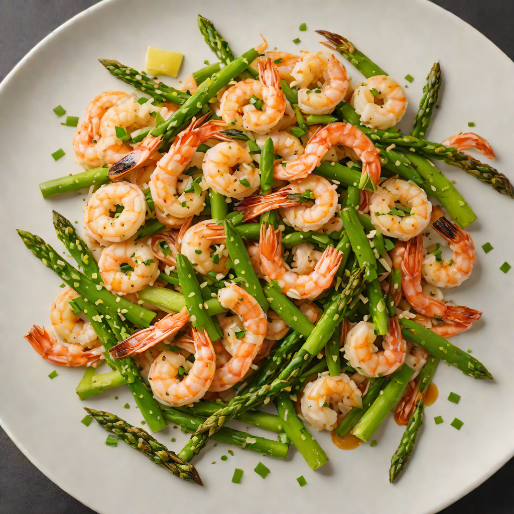 Stir-Fried Shrimp with Asparagus and Ginger