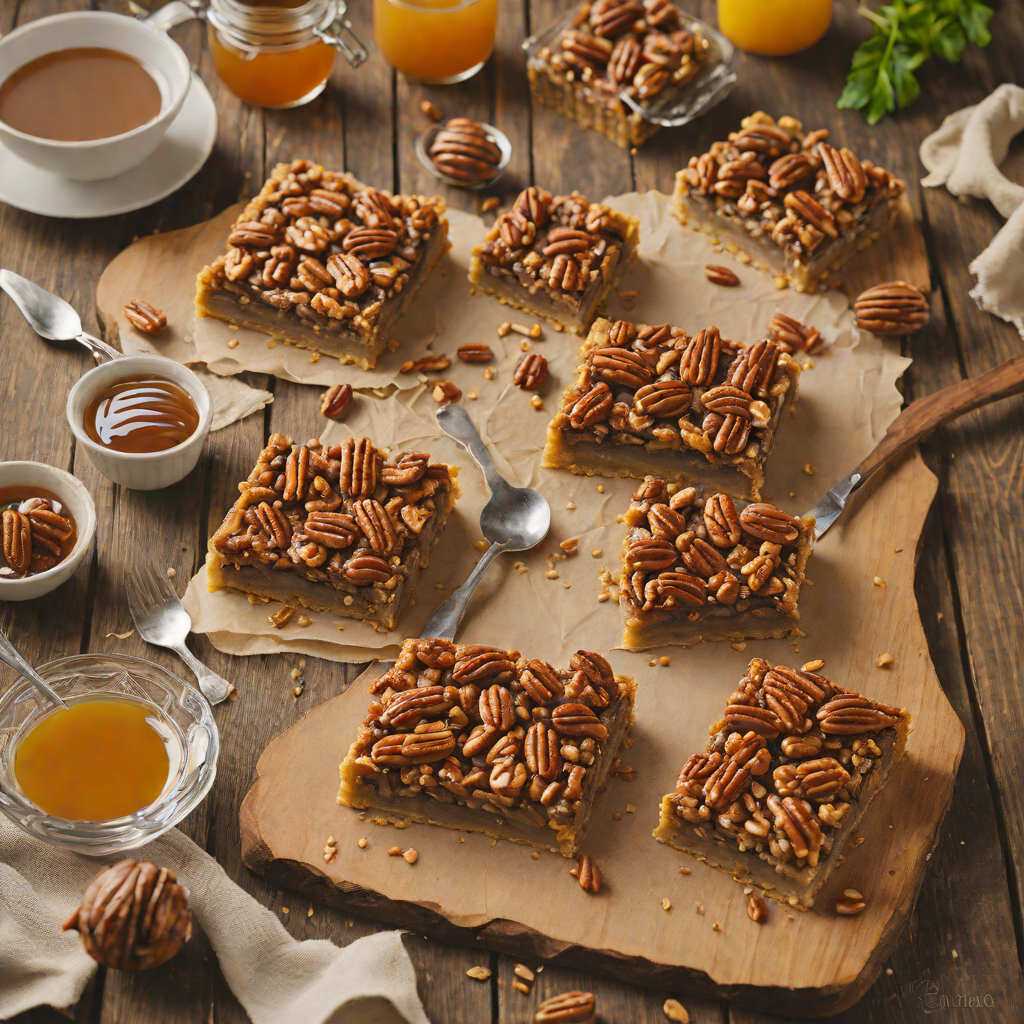Honey-Glazed Pecan Pie Bars with Texas Toast Crust