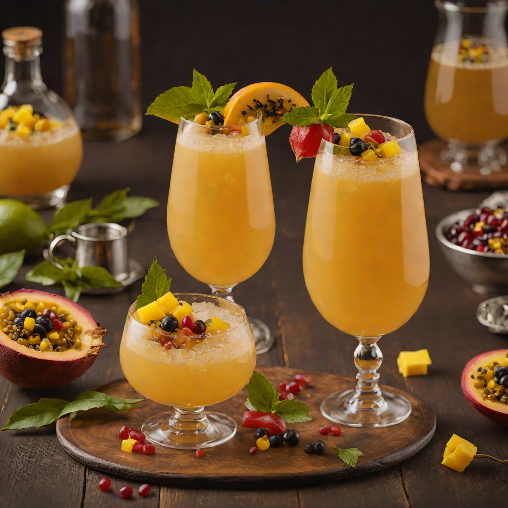 Tiki-Style Mango and Passion Fruit Rum Punch