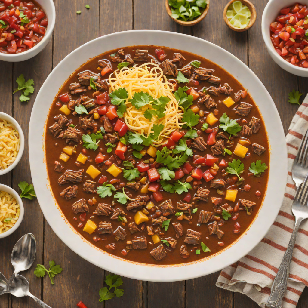 Smoky Texas-Style Smoked Brisket Chili