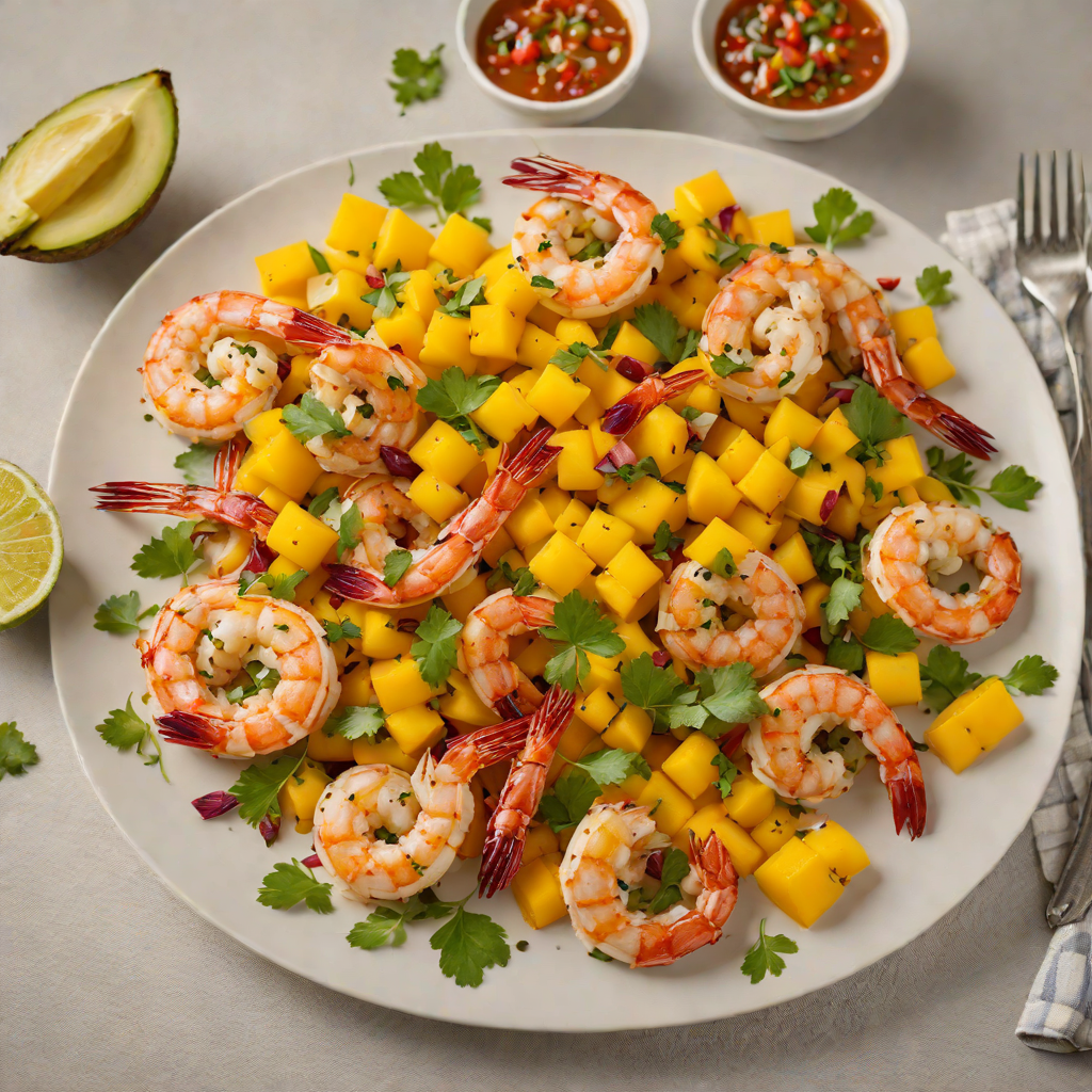 Grilled Caribbean-Style Shrimp with Mango Salsa