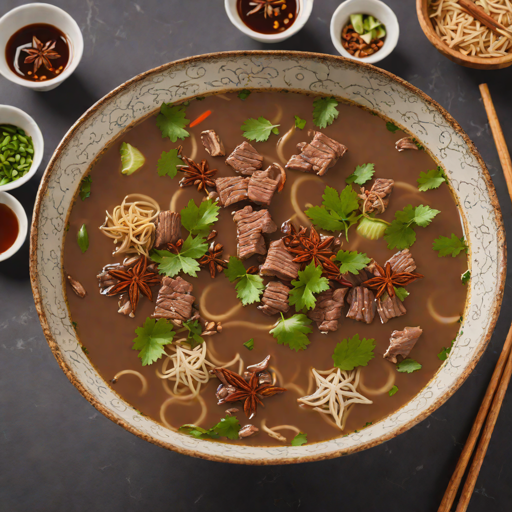 Pho-Inspired Beef Soup with Star Anise and Cinnamon