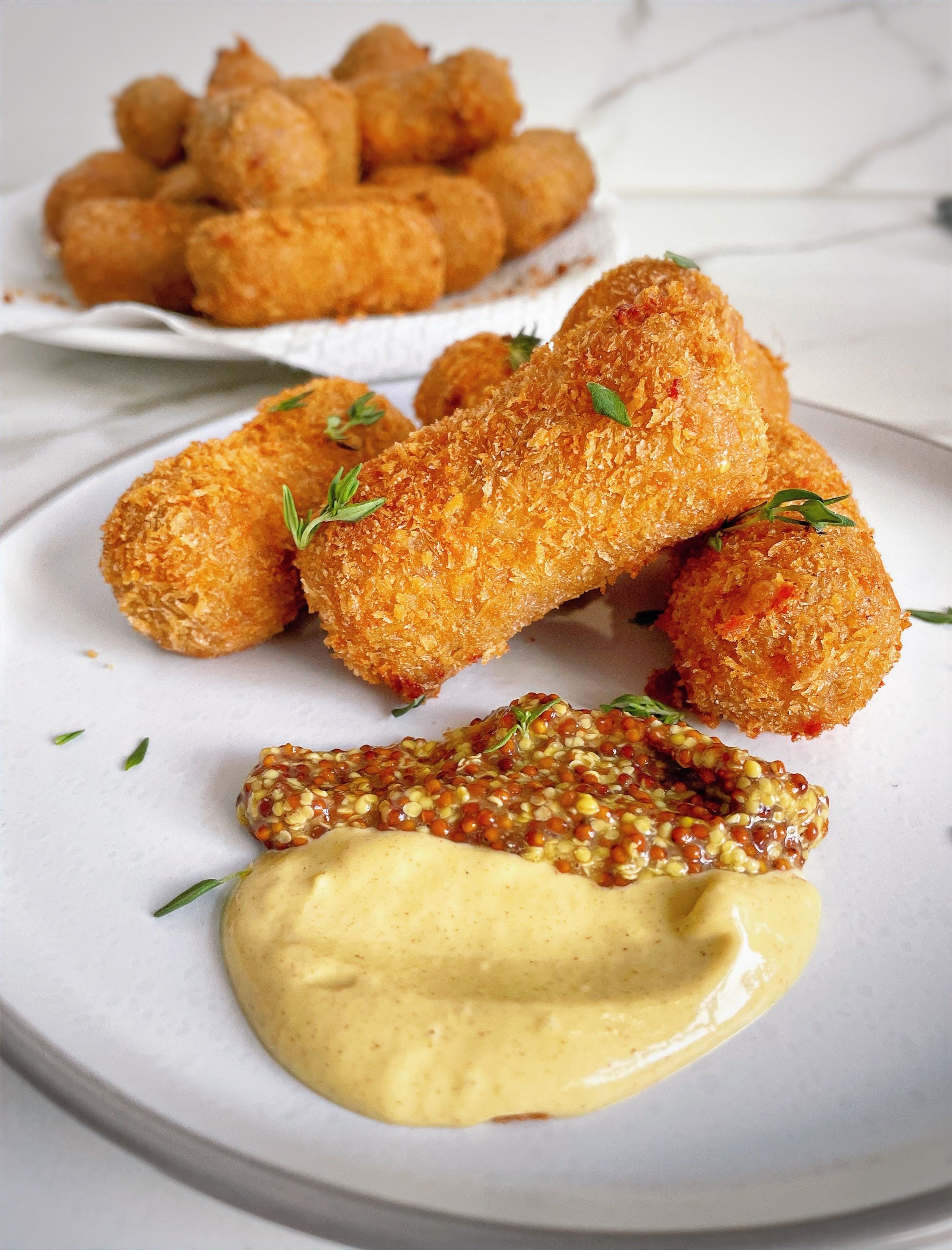 Smoky Gouda and Mushroom Croquettes
