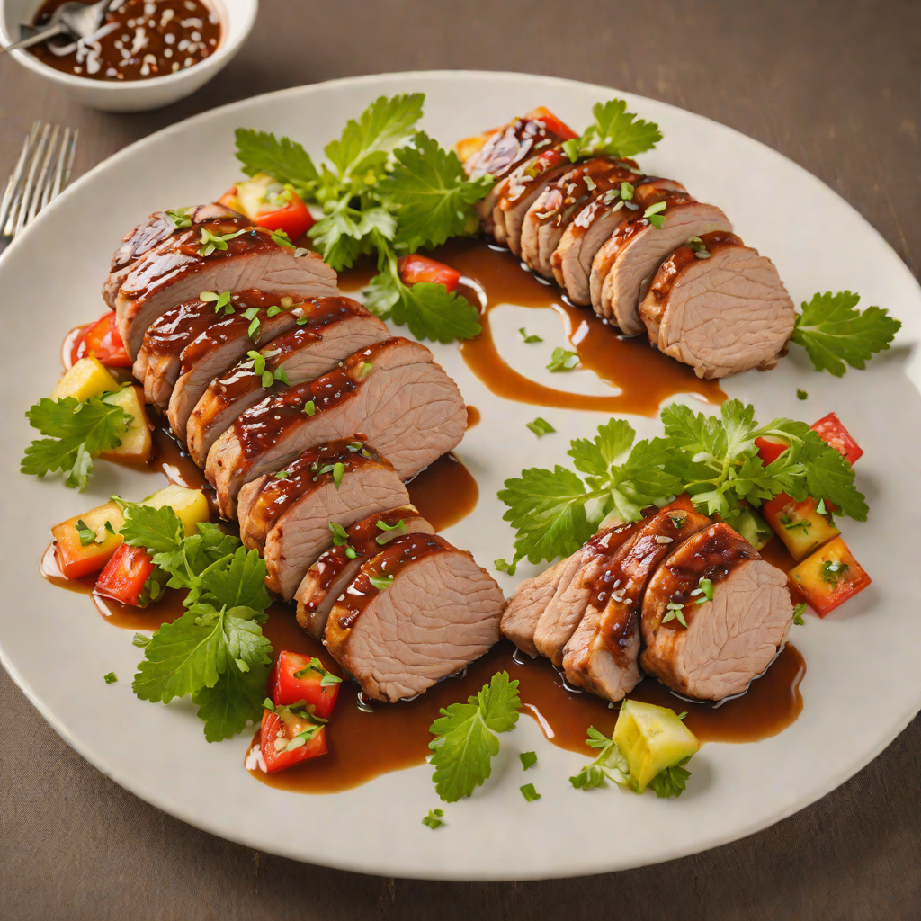 Caribbean-Style Rum Glazed Pork Tenderloin