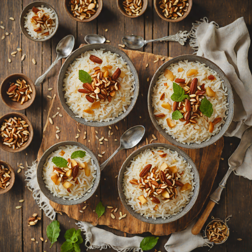 Toasted Coconut and Cardamom Rice Pudding