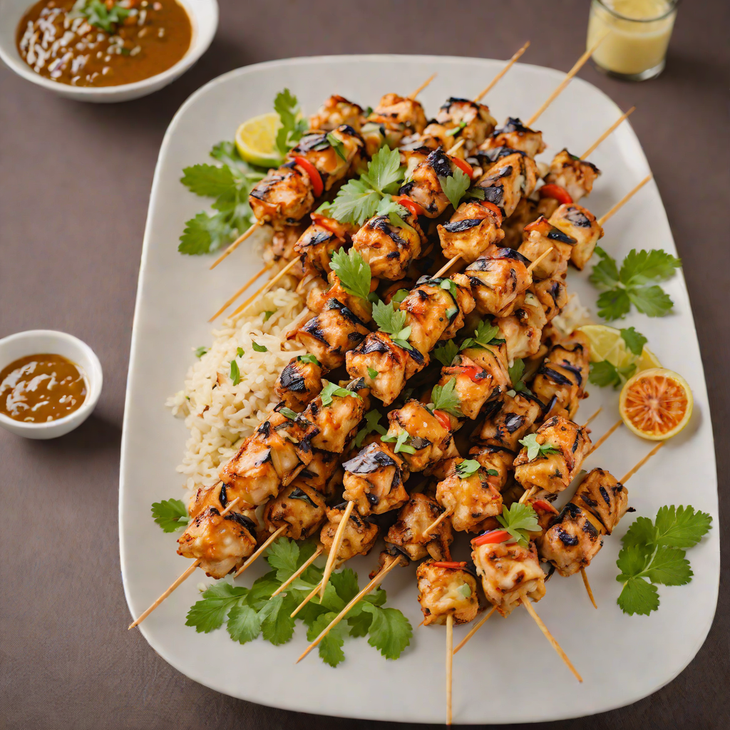 Grilled Zanzibar-Style Coconut-Spiced Chicken Skewers