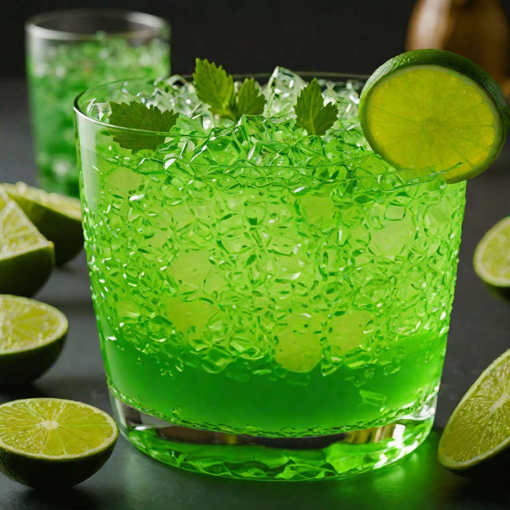 Shimmering Emerald Sour with Lime