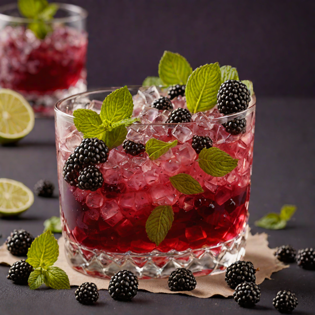 Tart Blackberry Basil Smash
