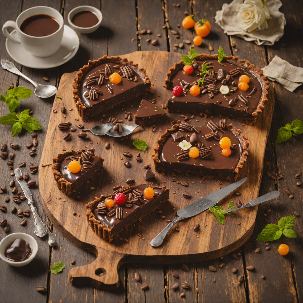 Coffee-Infused Chocolate Bittersweet Tart