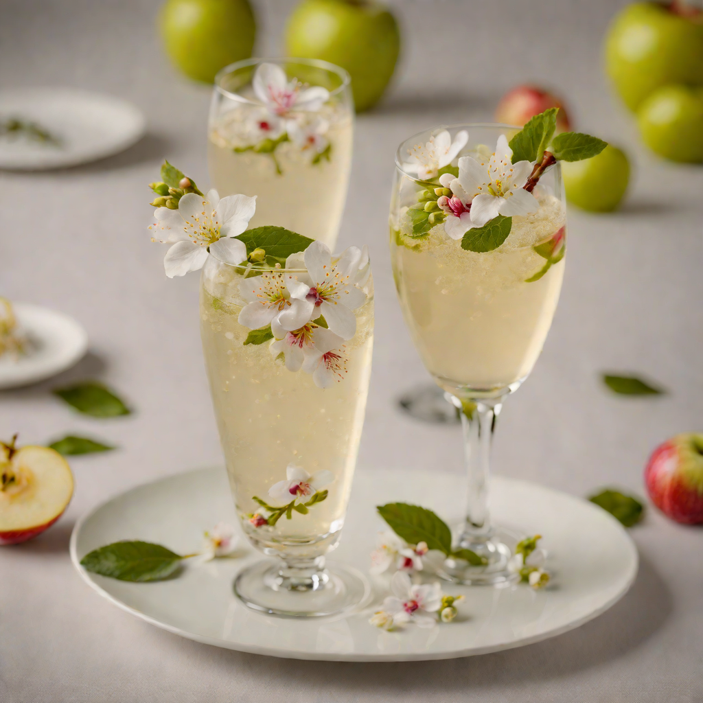 Sparkling Apple Blossom Fizz