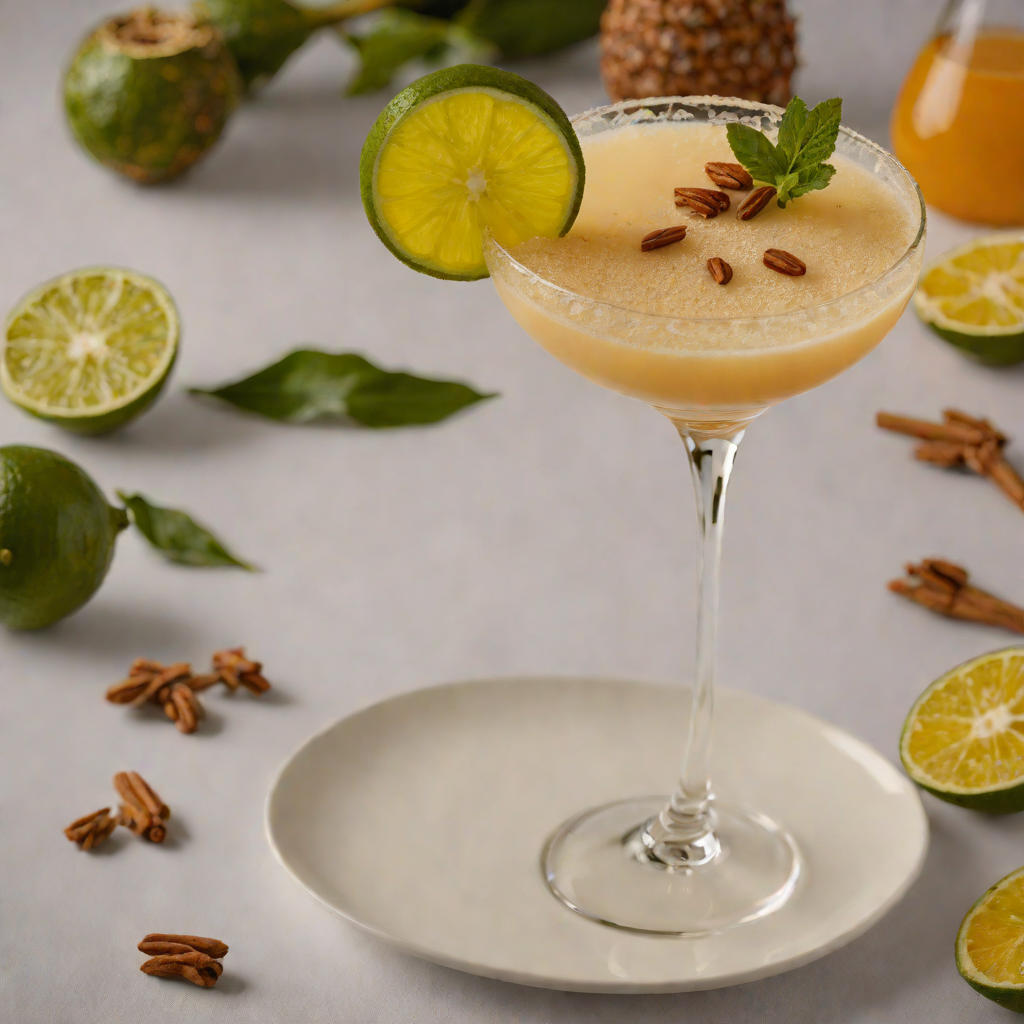 Tropical Spiced Dark Rum Daiquiri
