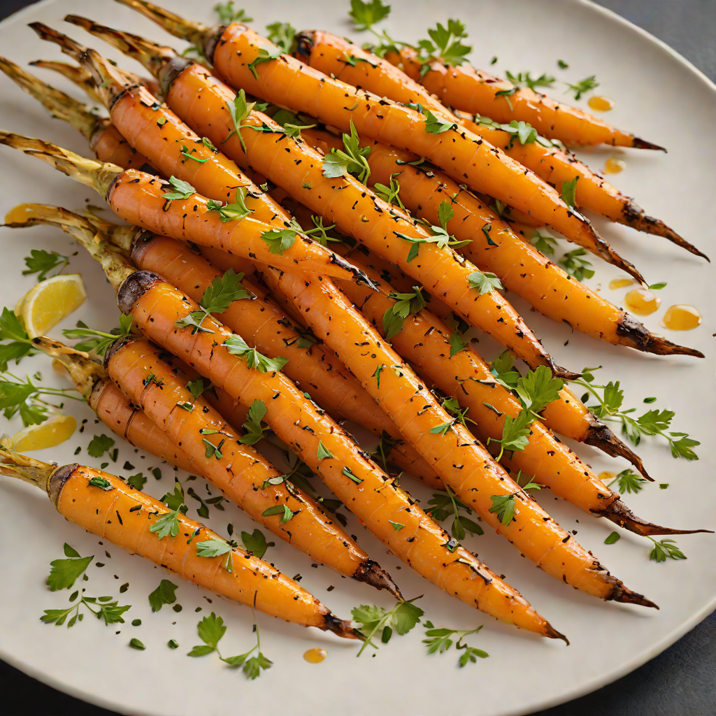 Honey-Glazed Roasted Carrots with Local Herb Drizzle