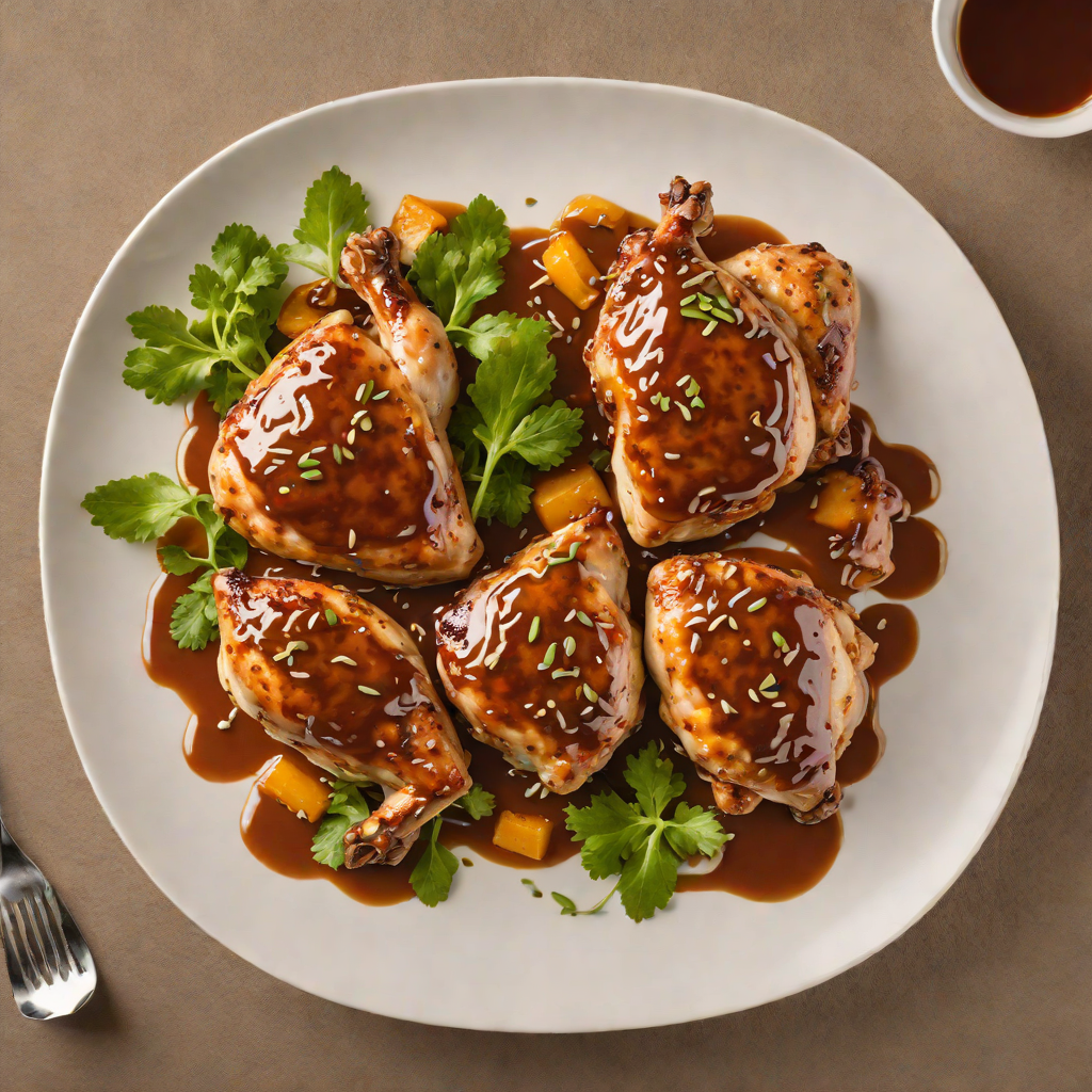 Pan-Seared Chicken with Cinnamon-Maple Glaze