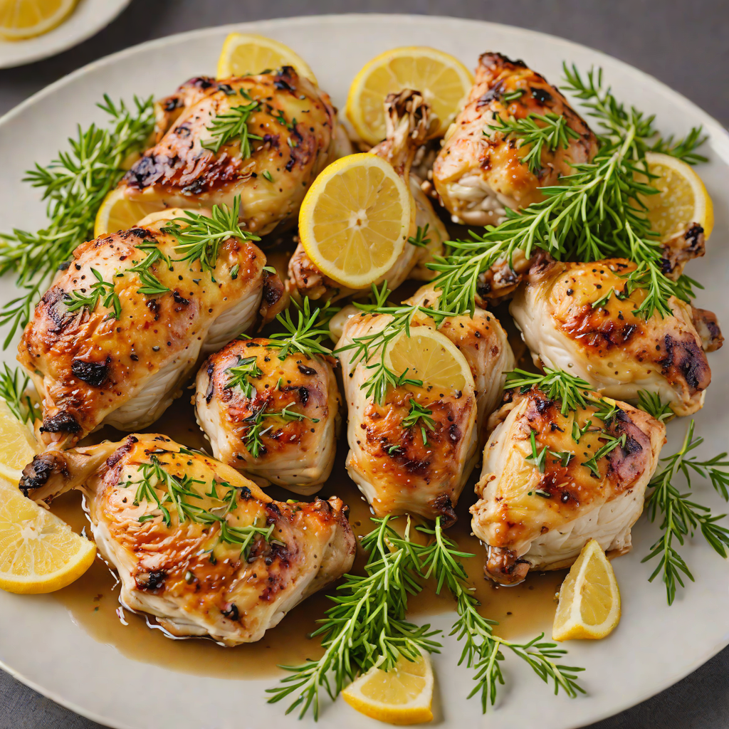 Zesty Lemon-Thyme Roasted Chicken Thighs