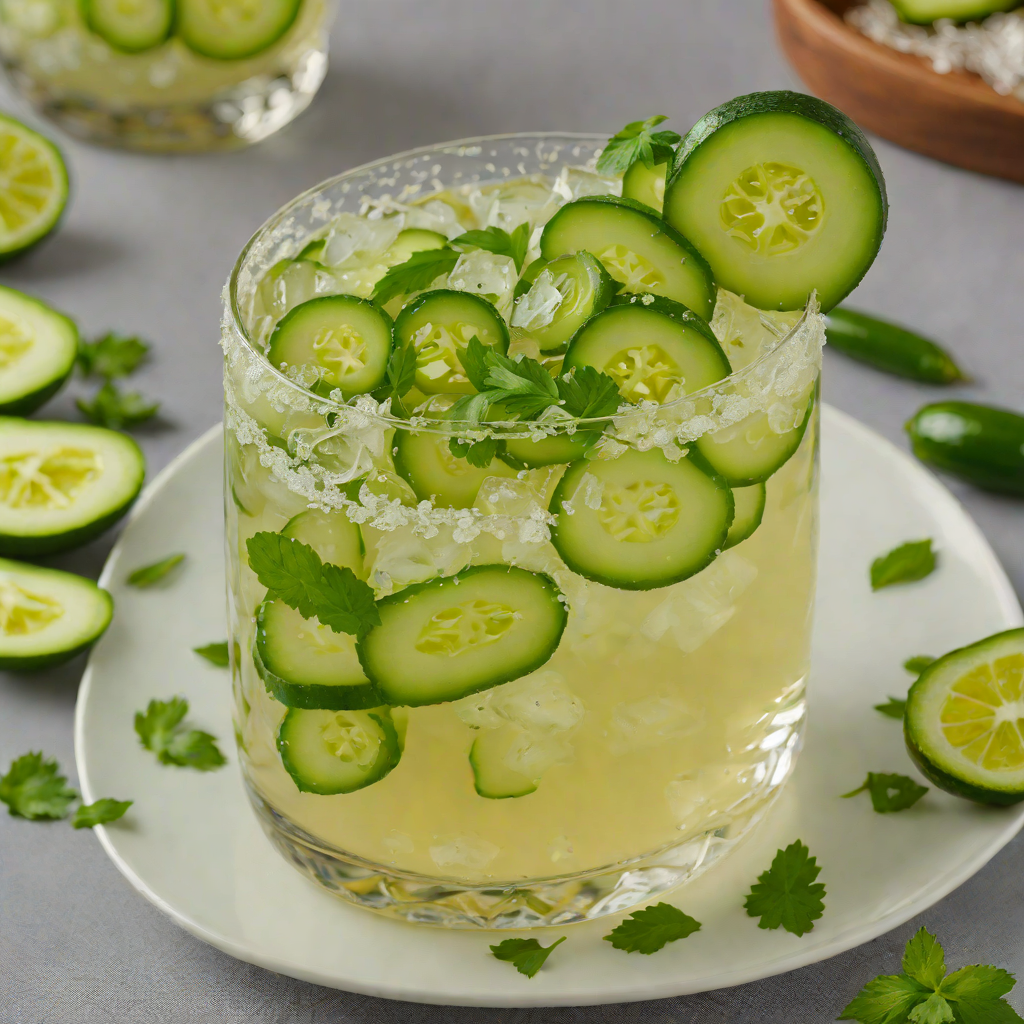 Cucumber Jalapeño Tequila Refresher