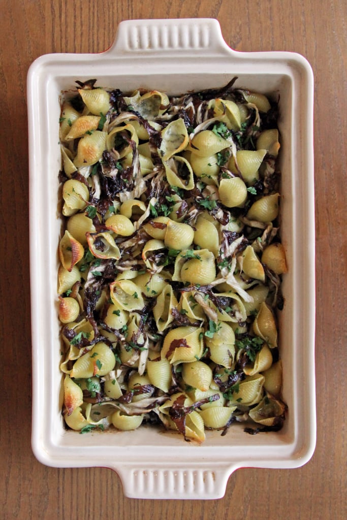 Radicchio & Mushroom Pasta with Bitter Beer Sauce