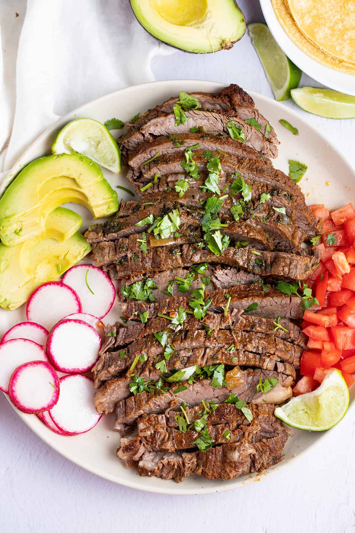 Carne Asada with Charred Bell Peppers