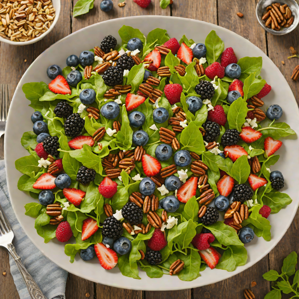 Argenta-Inspired Summer Berry and Pecan Salad