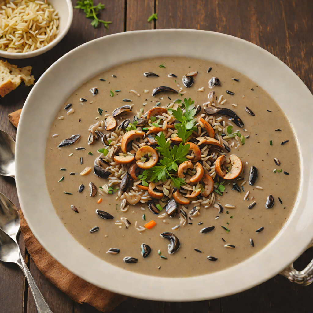 Northwoods-Inspired Wild Rice and Mushroom Soup