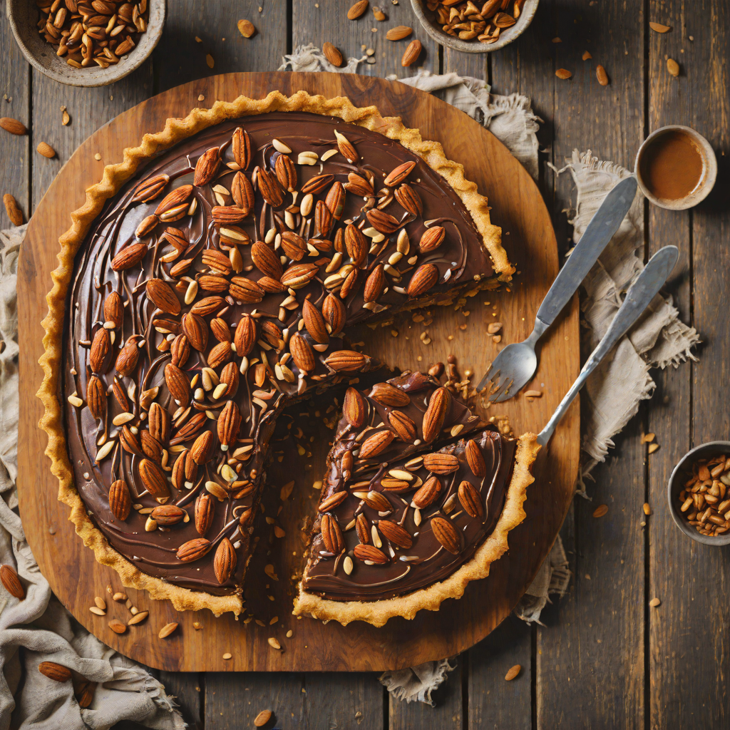 No-Bake Chocolate Almond Butter Pie