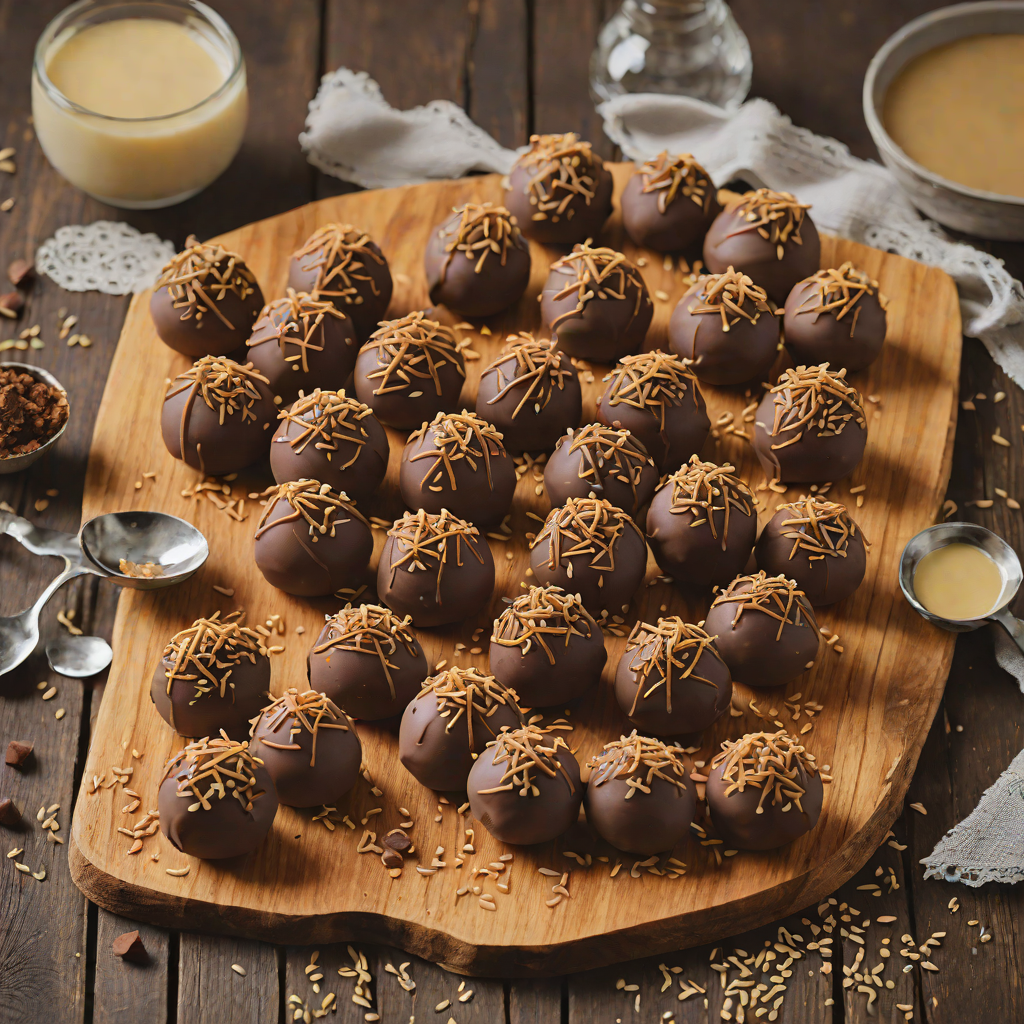 No-Bake Brigadeiro Chocolate Truffles with Condensed Milk