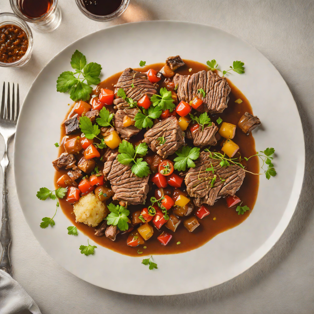 Slow-Cooked Lamb with Bush Tomato Chutney