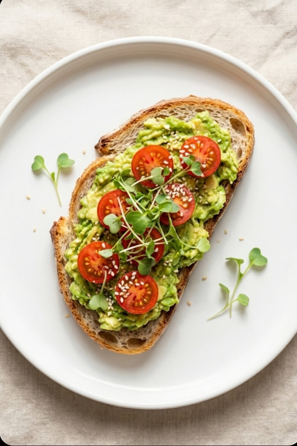 Avocado and Wattleseed Smash on Sourdough