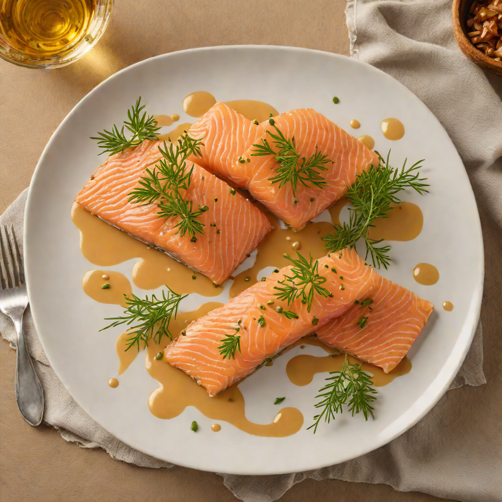 Cold-Smoked Salmon with Maple-Dijon Glaze